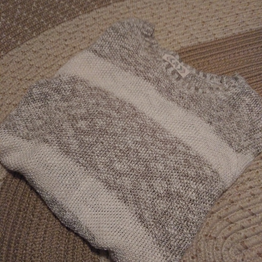 Green &Cream Sweater